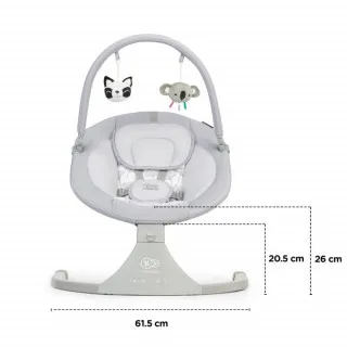 KINDERKRAFT LJULJASKA LULI GREY 