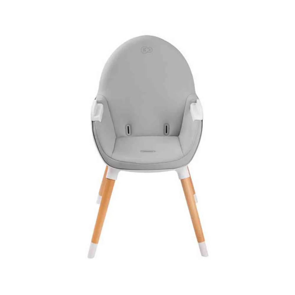KINDERKRAFT HIGH STOLICA ZA HRANJENJE 2U1 FINI GREY 