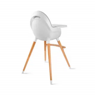 KINDERKRAFT HIGH STOLICA ZA HRANJENJE 2U1 FINI GREY 