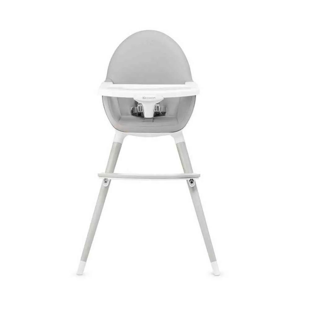 KINDERKRAFT HIGH STOLICA ZA HRANJENJE 2U1 FINI FULL GREY 