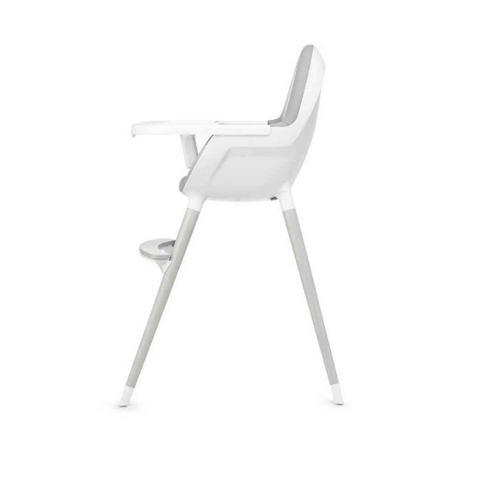KINDERKRAFT HIGH STOLICA ZA HRANJENJE 2U1 FINI FULL GREY 