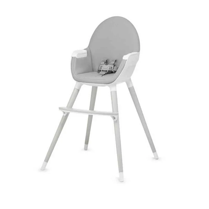 KINDERKRAFT HIGH STOLICA ZA HRANJENJE 2U1 FINI FULL GREY 