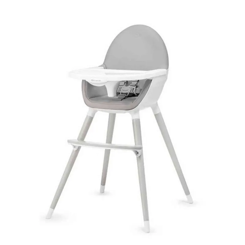 KINDERKRAFT HIGH STOLICA ZA HRANJENJE 2U1 FINI FULL GREY 
