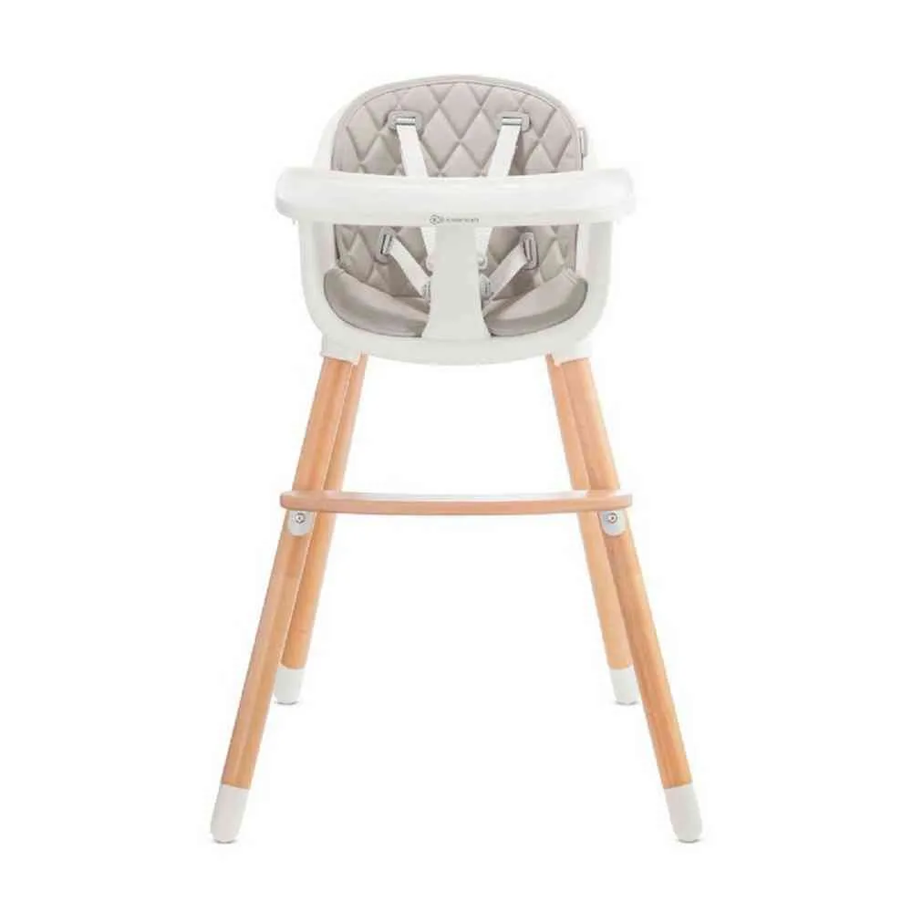 KINDERKRAFT STOLICA ZA HRANJENJE 2U1 SIENNA GREY 