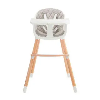 KINDERKRAFT STOLICA ZA HRANJENJE 2U1 SIENNA GREY 