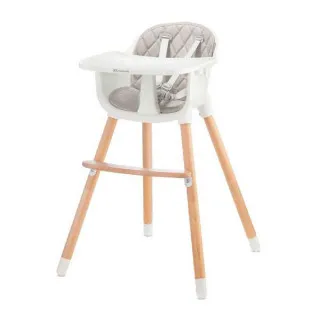 KINDERKRAFT STOLICA ZA HRANJENJE 2U1 SIENNA GREY 