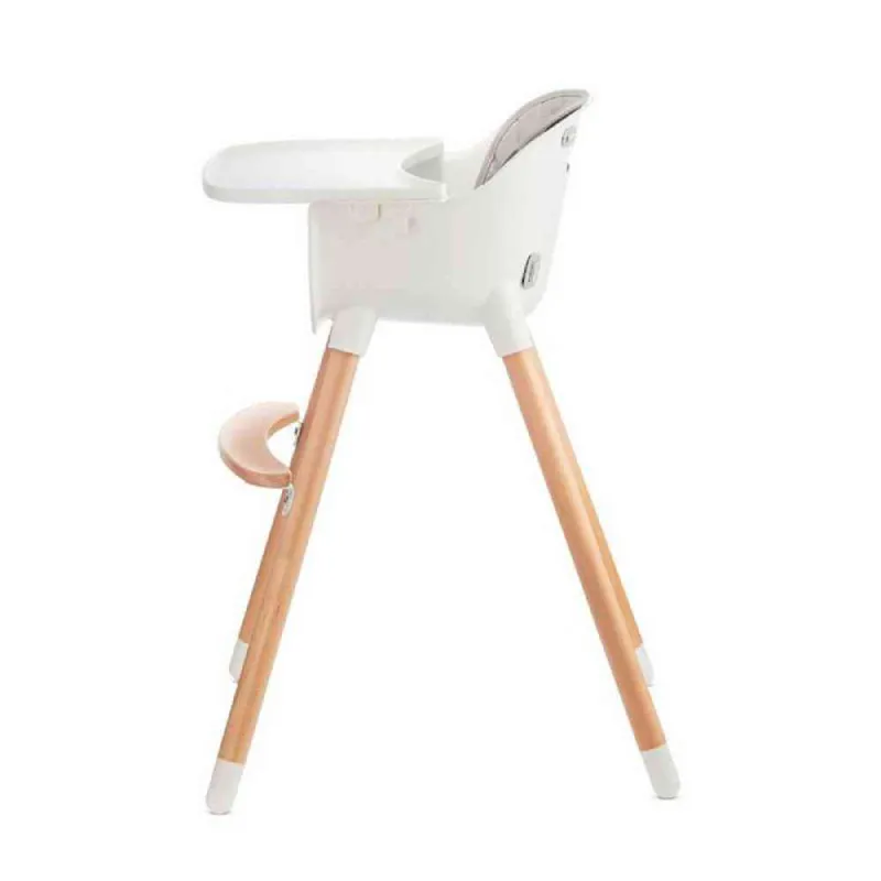 KINDERKRAFT STOLICA ZA HRANJENJE 2U1 SIENNA GREY 