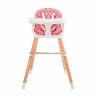 KINDERKRAFT STOLICA ZA HRANJENJE 2U1 SIENNA PINK 