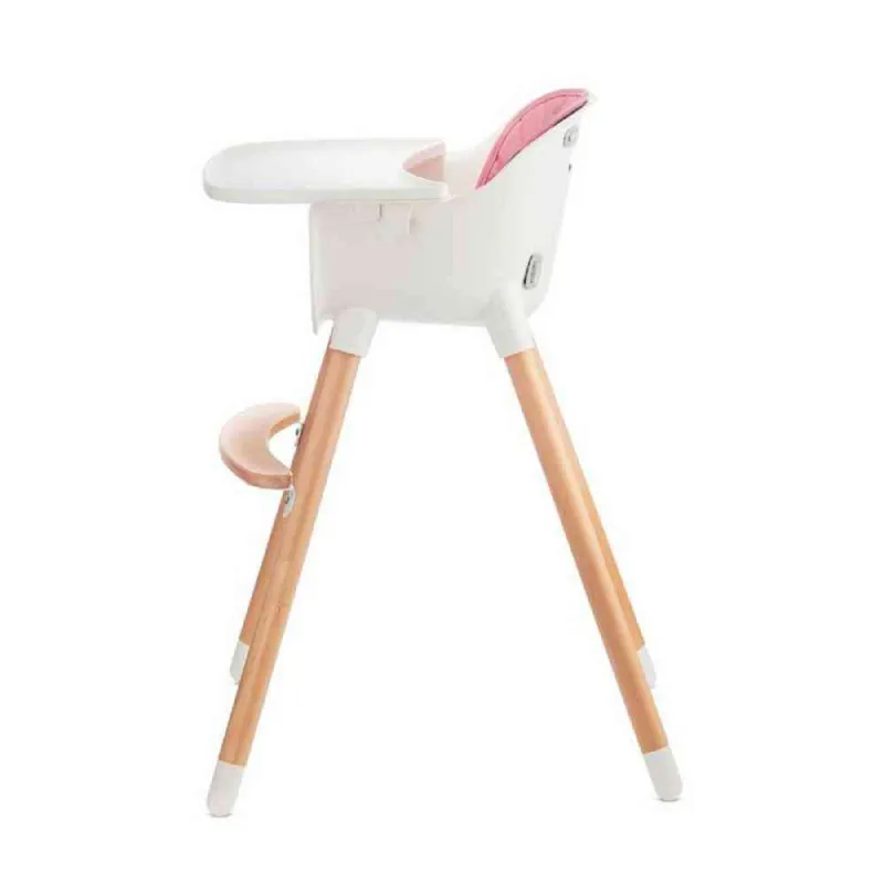 KINDERKRAFT STOLICA ZA HRANJENJE 2U1 SIENNA PINK 