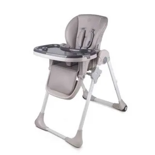 KINDERKRAFT STOLICA ZA HRANJENJE YUMMY GREY 