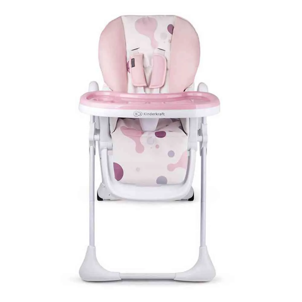 KINDERKRAFT STOLICA ZA HRANJENJE YUMMY PINK 