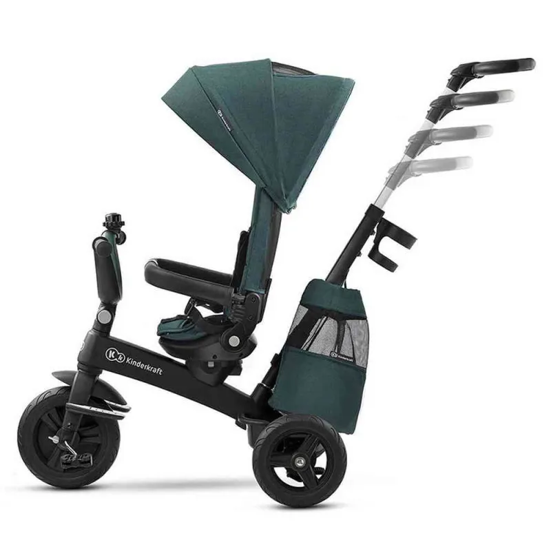 KINDERKRAFT TRICIKL EASY TWIST 2U1 GREEN 