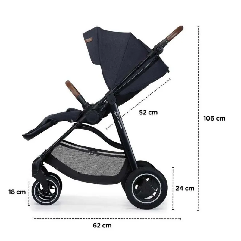 KINDERKRAFT KOLICA ALL ROAD ASH GREY