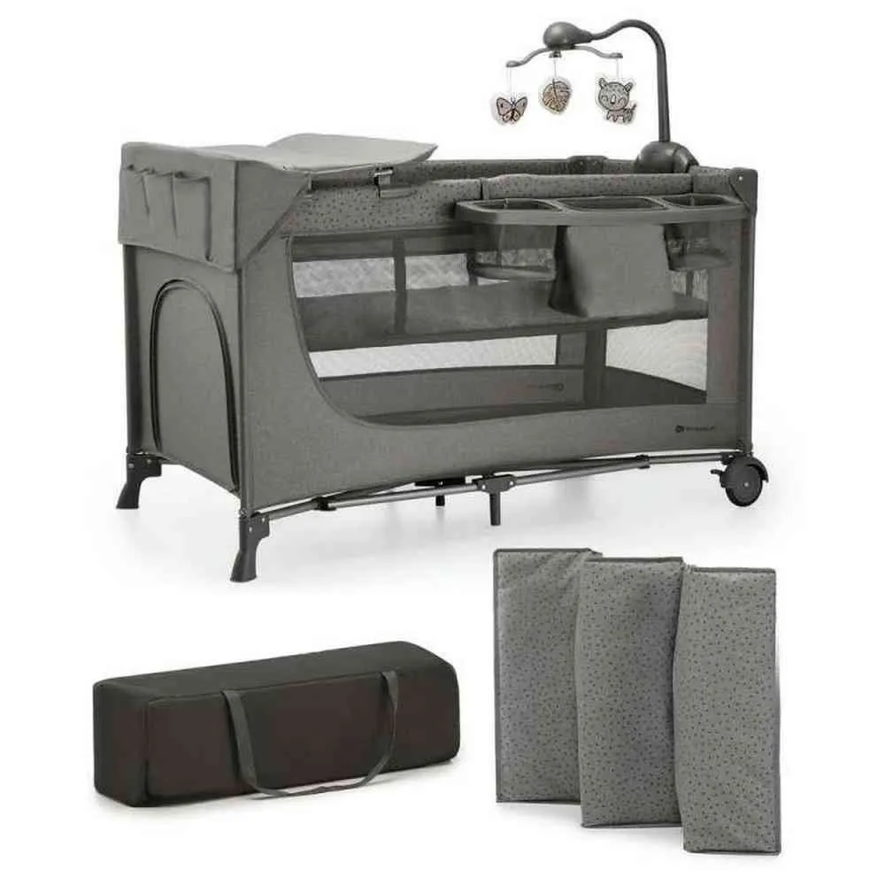 KINDERKRAFT PRENOSIVI KREVETAC JOY 2 DARK GRAY SA DODACIMA 