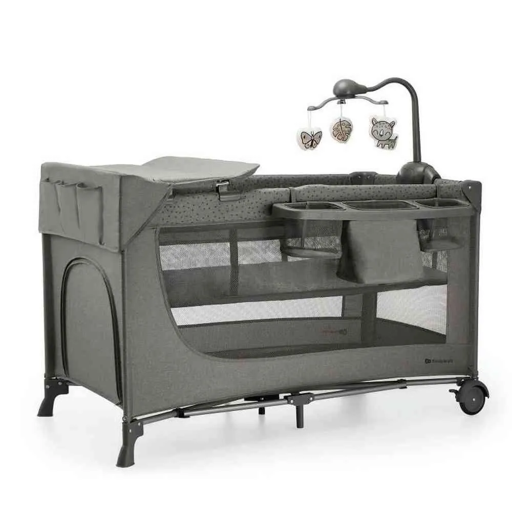 KINDERKRAFT PRENOSIVI KREVETAC JOY 2 DARK GRAY SA DODACIMA 