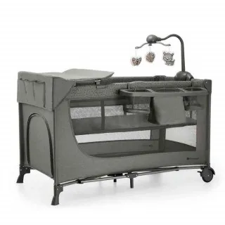 KINDERKRAFT PRENOSIVI KREVETAC JOY 2 DARK GRAY SA DODACIMA 
