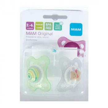 MAM VARALICA SILIKON ORIGINAL 2-6M SILIKON 2/1 