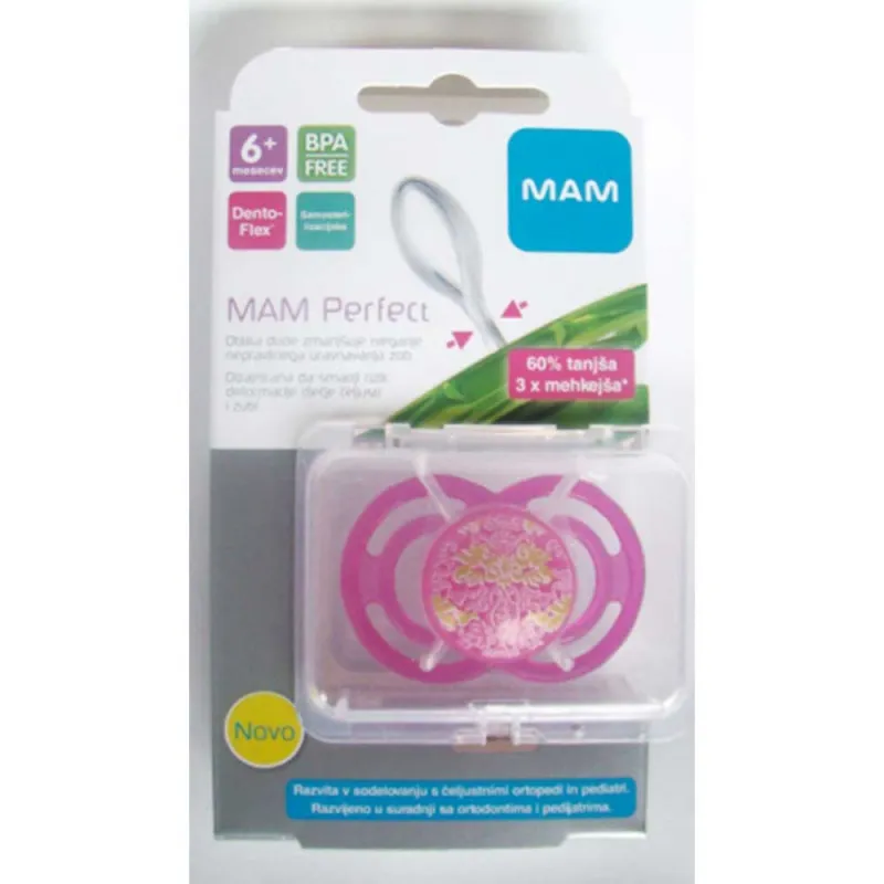 MAM VARALICA PERFECT 6M SILIKON 1/1