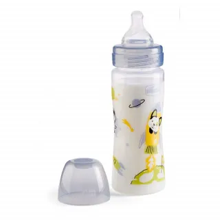 CHICCO WB PLASTICNA FLASICA 250ML SILIKON SIVA 