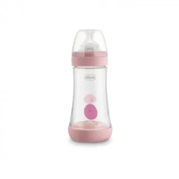 CHICCO PERFECT5 FLASICA ROZE 2M+ 240ML 