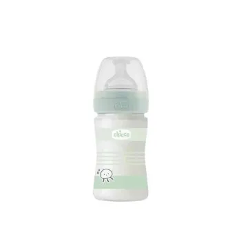CHICCO WB STAKLENA FLASICA 150ML SILIKON 