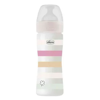 CHICCO WB PLASTIČNA FLASICA 250ML SILIKON DEVOJČICE 