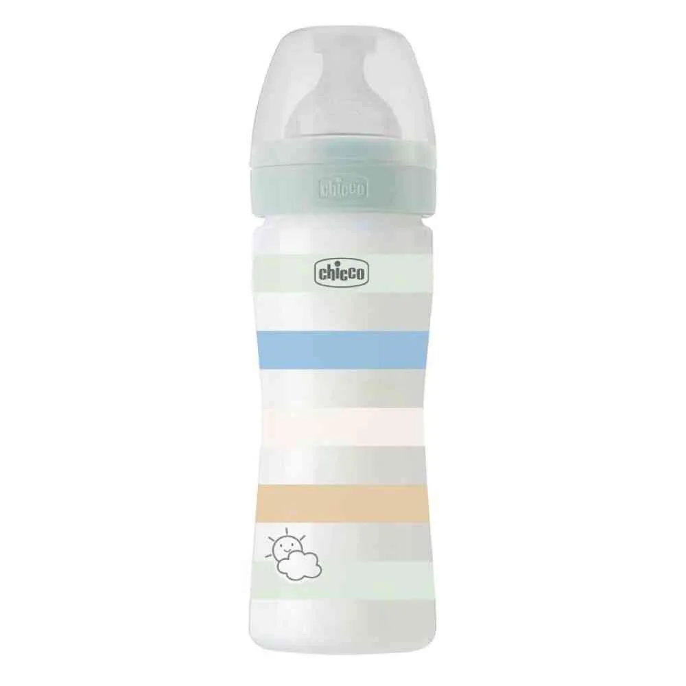 CHICCO WB PLASTIČNA FLASICA 250ML SILIKON DEČAK 