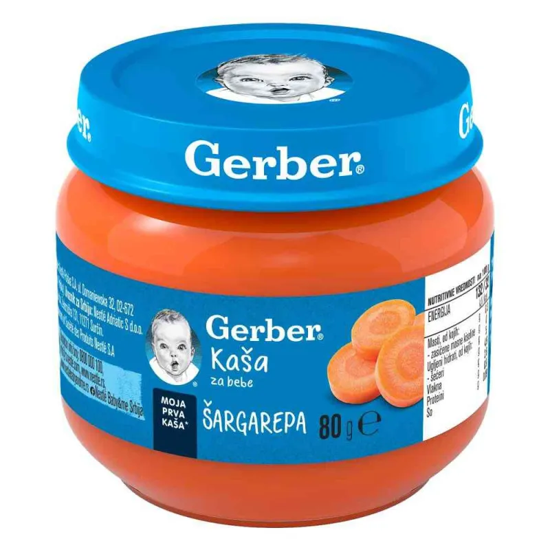 GERBER KASICA OD SARGAREPE 80G