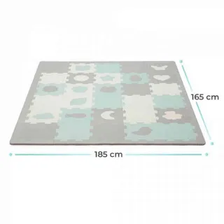 KINDERKRAFT PODLOGA ZA IGRU 3D LUNO SHAPES MINT 