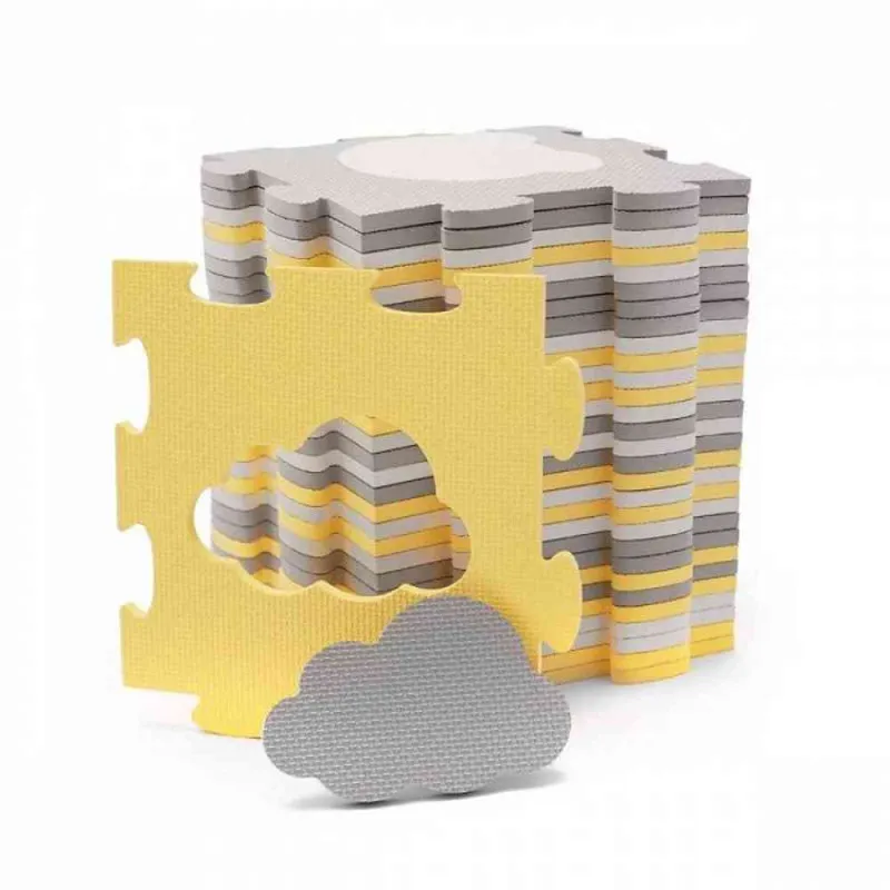 KINDERKRAFT PODLOGA ZA IGRU 3D LUNO SHAPES YELLOW 