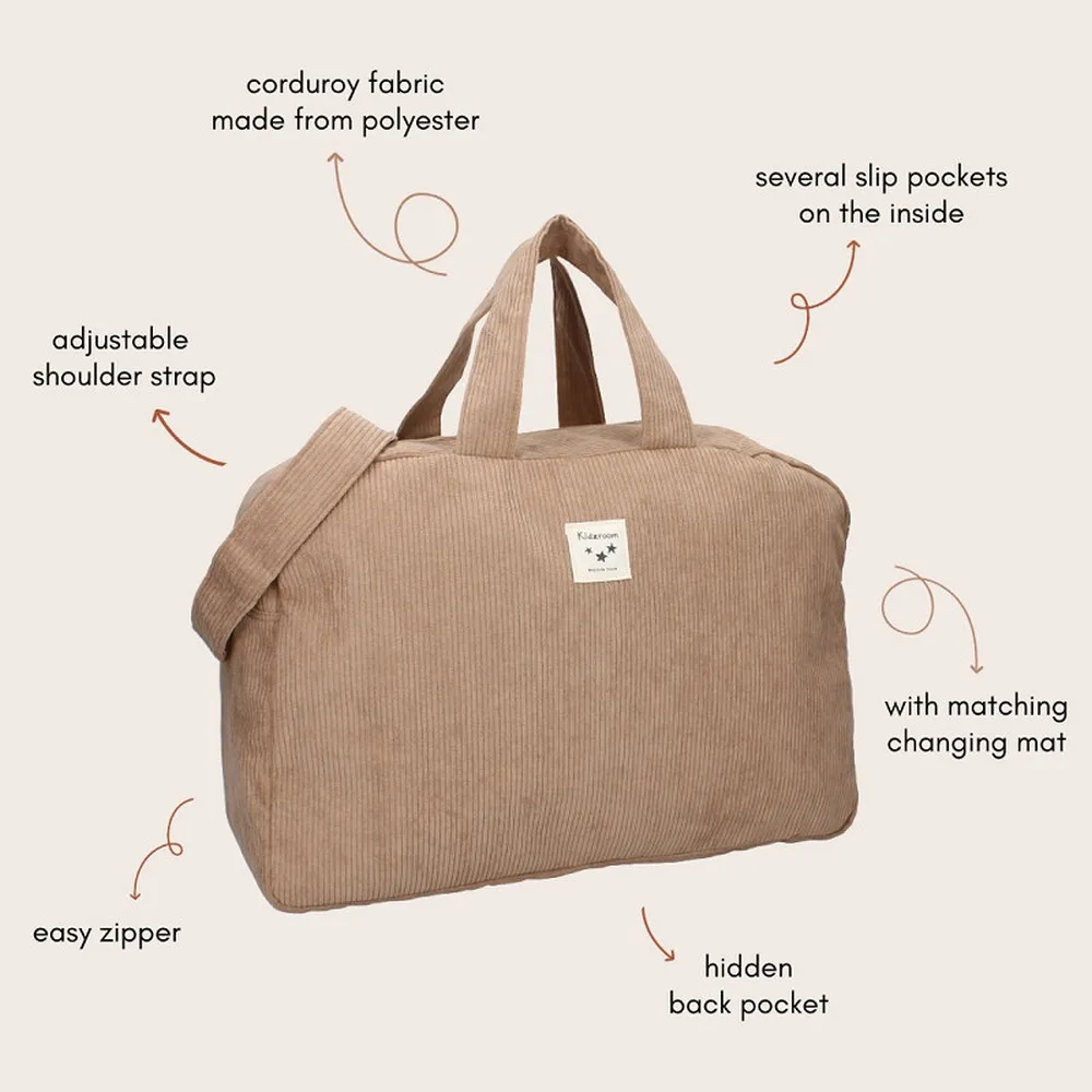 KIDZROOM TORBA ZA MAME CHARMFUL BEIGE 