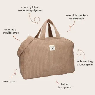 KIDZROOM TORBA ZA MAME CHARMFUL BEIGE 