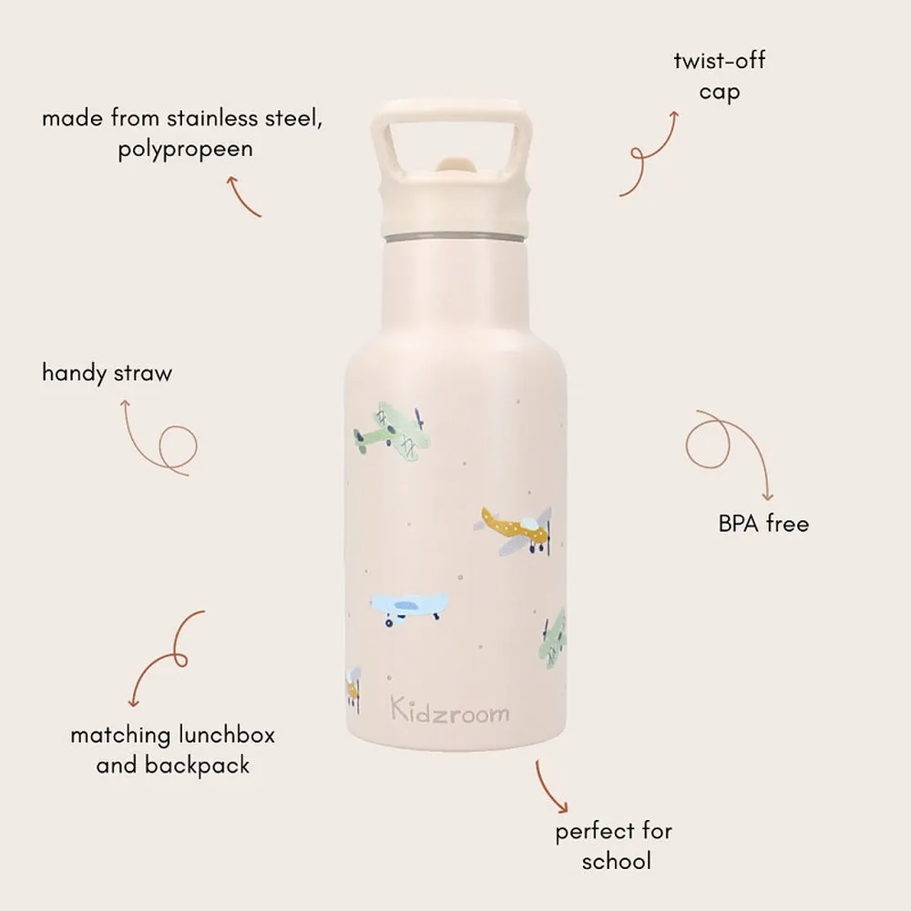 KIDZROOM TERMOS SMALL TALK BEIGE 350ML 