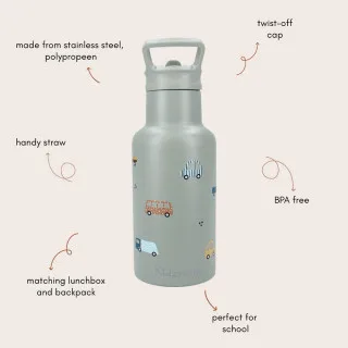 KIDZROOM TERMOS SWEET CUDDLES GREEN 350ML 