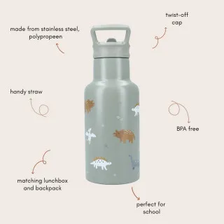 KIDZROOM TERMOS SMALL TALK GREEN 350ML 