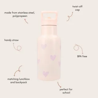 KIDZROOM TERMOS SMALL MAGICAL MEADOWS PINK 350ML 