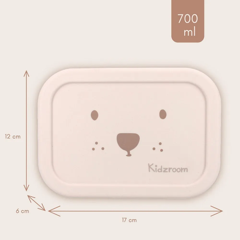 KIDZROOM KUTIJA ZA RUCAK BEARY EXCITED BEIGE 