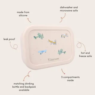 KIDZROOM KUTIJA ZA RUCAK SMALL TALK BEIGE 