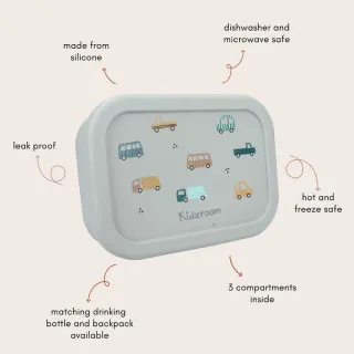 KIDZROOM KUTIJA ZA RUCAK SWEET CUDDLES GREEN 