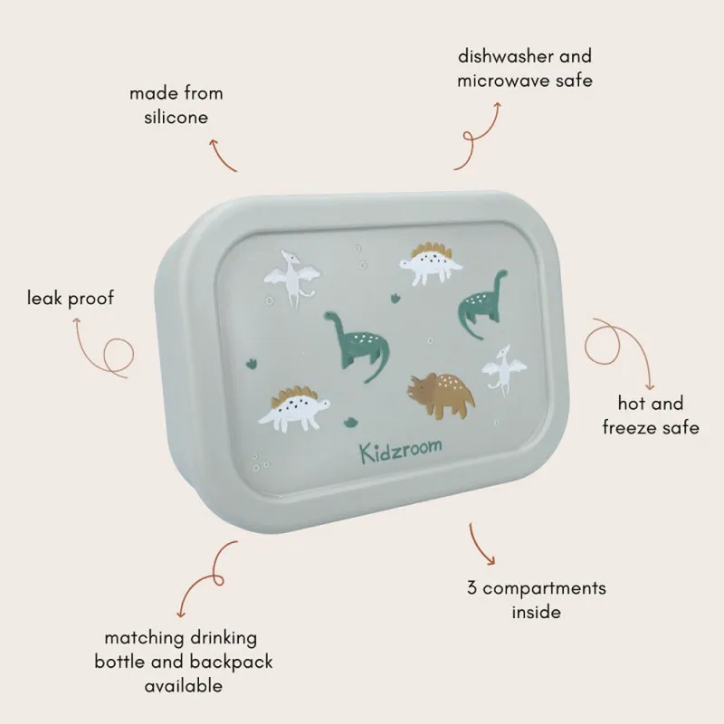 KIDZROOM KUTIJA ZA RUCAK SMALL TALK GREEN 