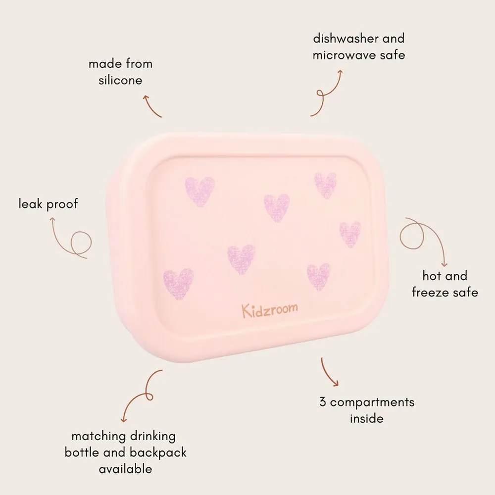 KIDZROOM KUTIJA ZA RUCAK MAGICAL MEADOWS PINK 