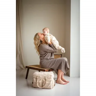 KIDZROOM TORBA ZA MAME CARE HELLO LITTLE ONE TEDDY BEIGE 