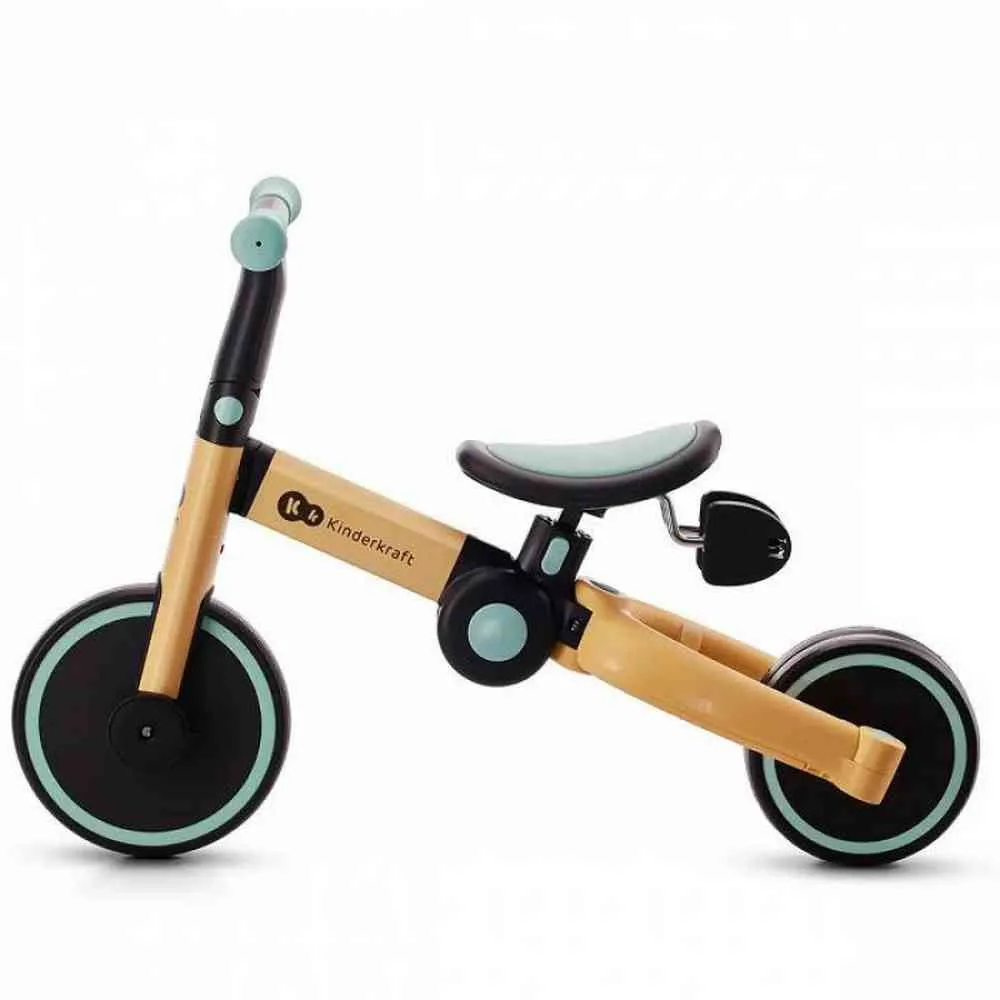KINDERKRAFT TRICIKL 3U1 4TRIKE SUNFLOWER BLUE 