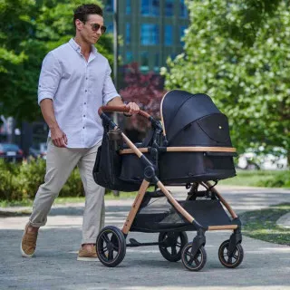 KINDERKRAFT ESME PRO KOLICA ZA BEBE 3U1 GRAY 