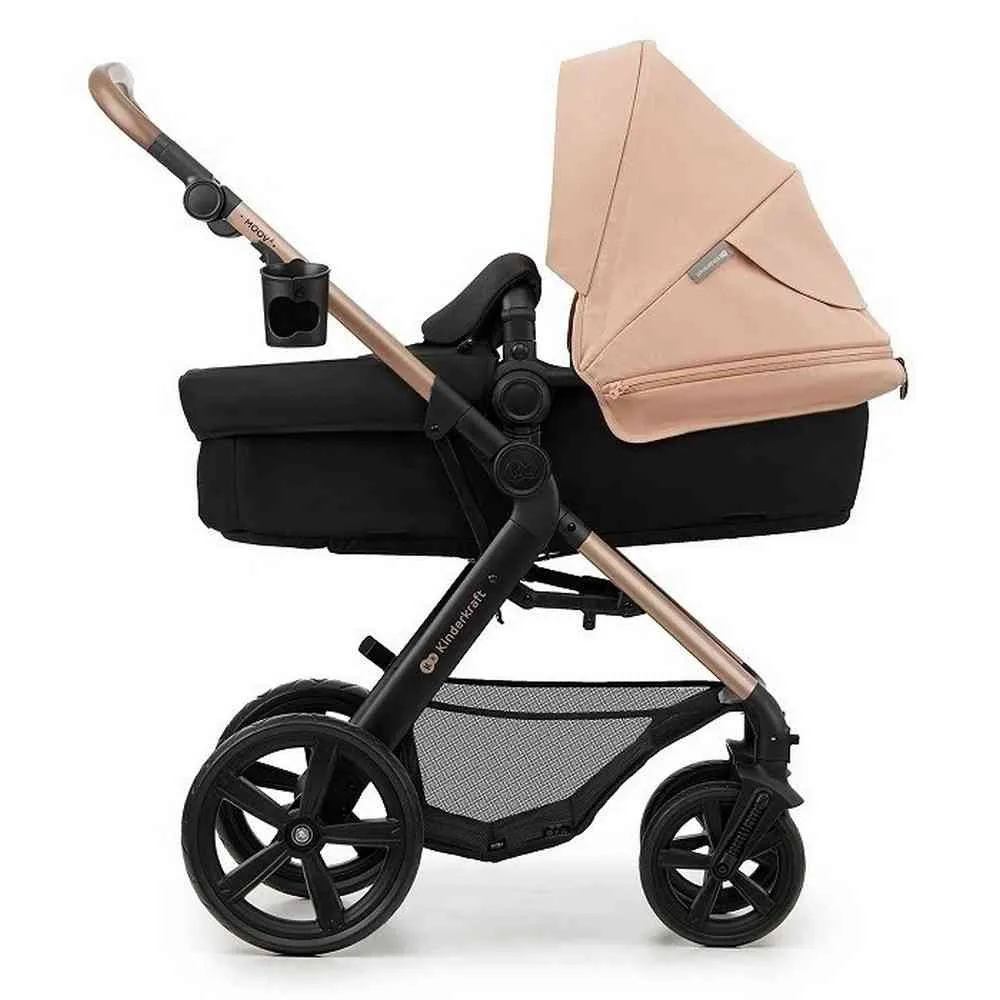 KINDERKRAFT KOLICA ZA BEBE SET 3U1 MOOV 2 BEŽ 