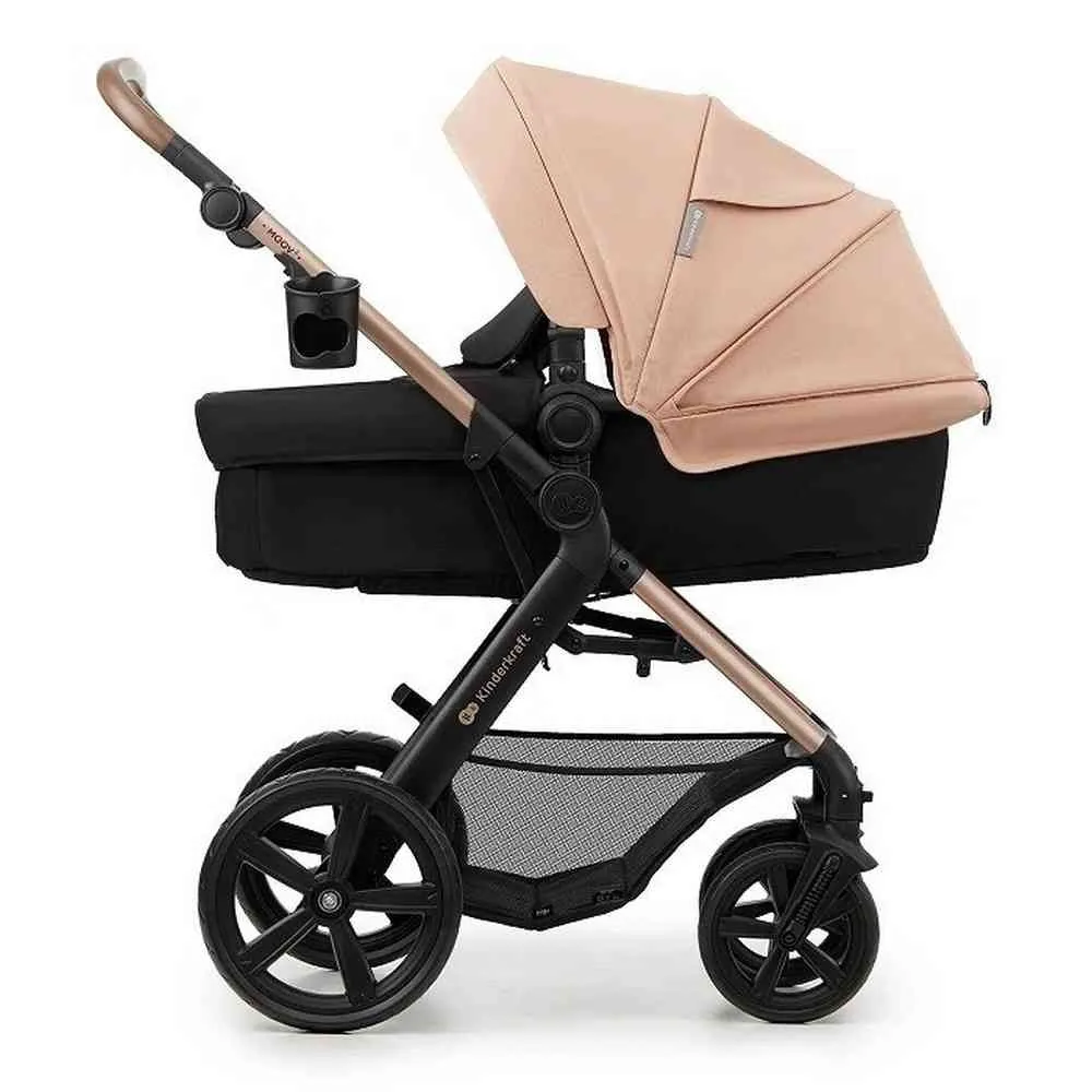 KINDERKRAFT KOLICA ZA BEBE SET 3U1 MOOV 2 BEŽ 
