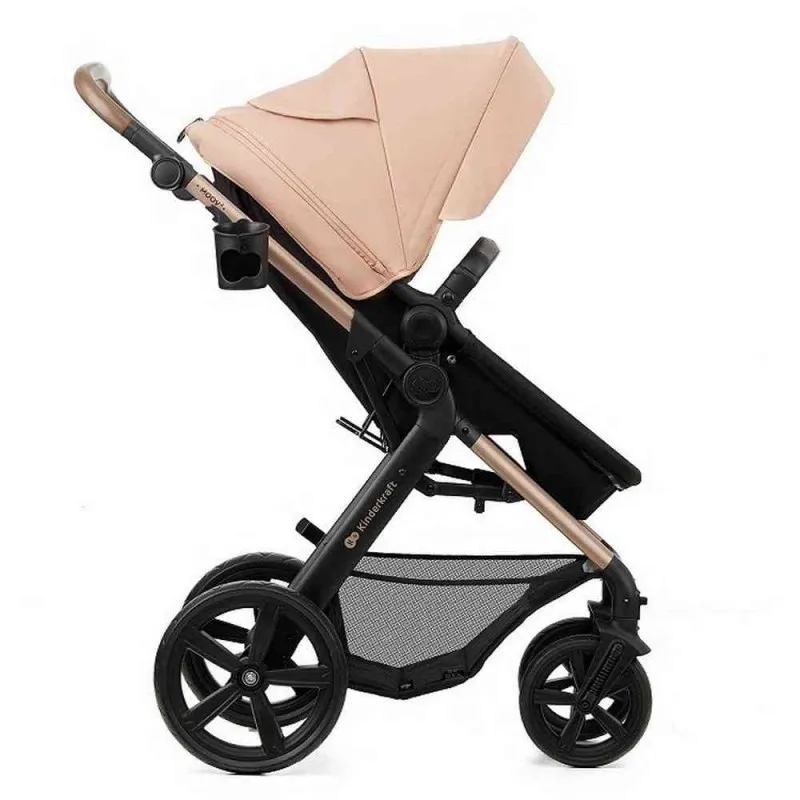 KINDERKRAFT KOLICA ZA BEBE SET 3U1 MOOV 2 BEŽ 
