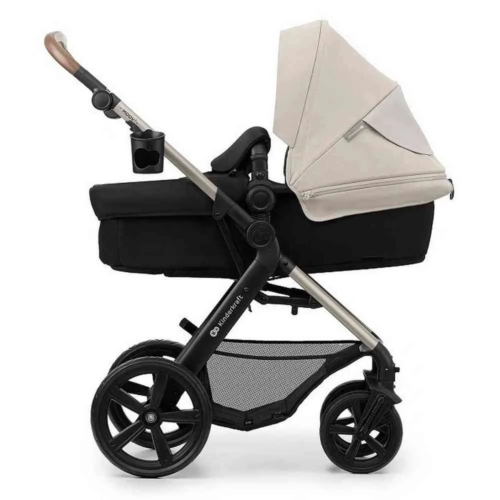 KINDERKRAFT KOLICA ZA BEBE SET 3U1 MOOV 2 SIVA 