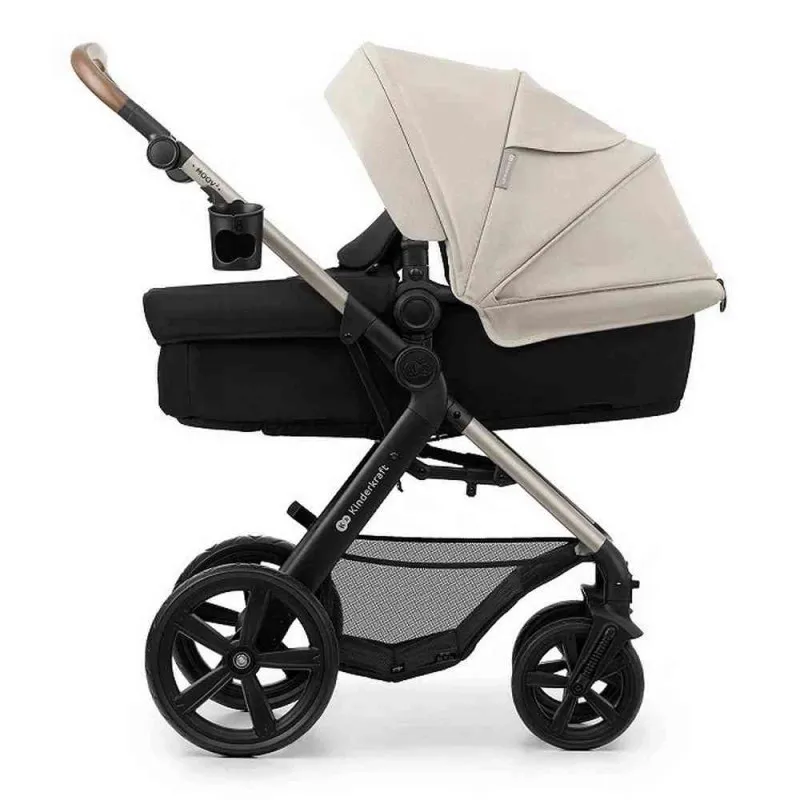 KINDERKRAFT KOLICA ZA BEBE SET 3U1 MOOV 2 SIVA 