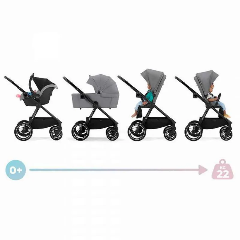 KINDERKRAFT KOLICA NEA PLATINIUM GREY